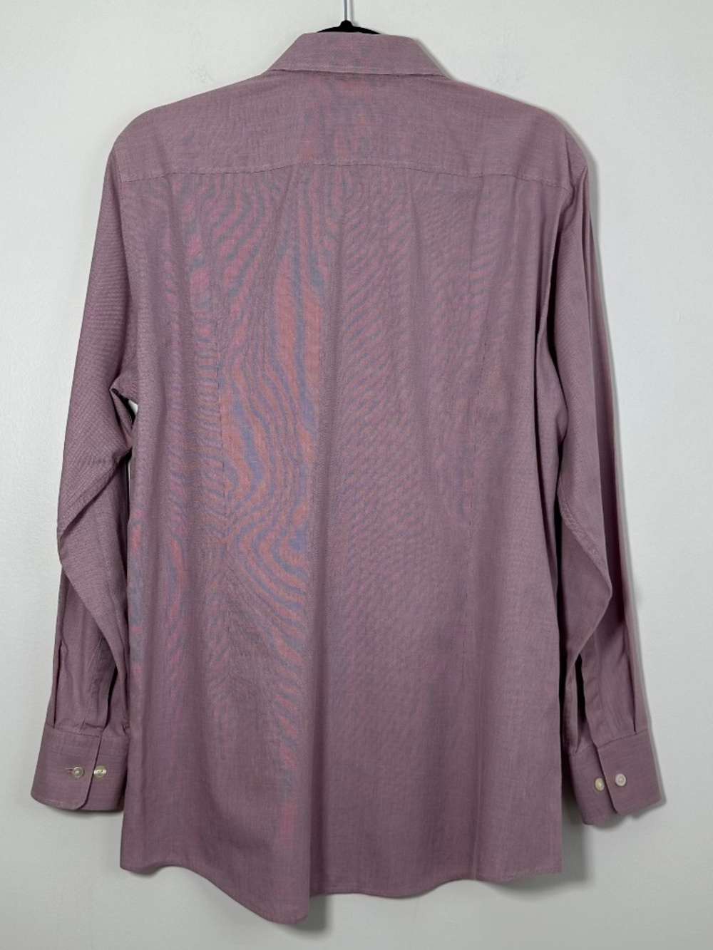 Hugo Boss Mens Sz 15.5 32/33 Long Sleeve Button Down Dress Shirt Sharp Fit Maroo - Picture 3 of 10